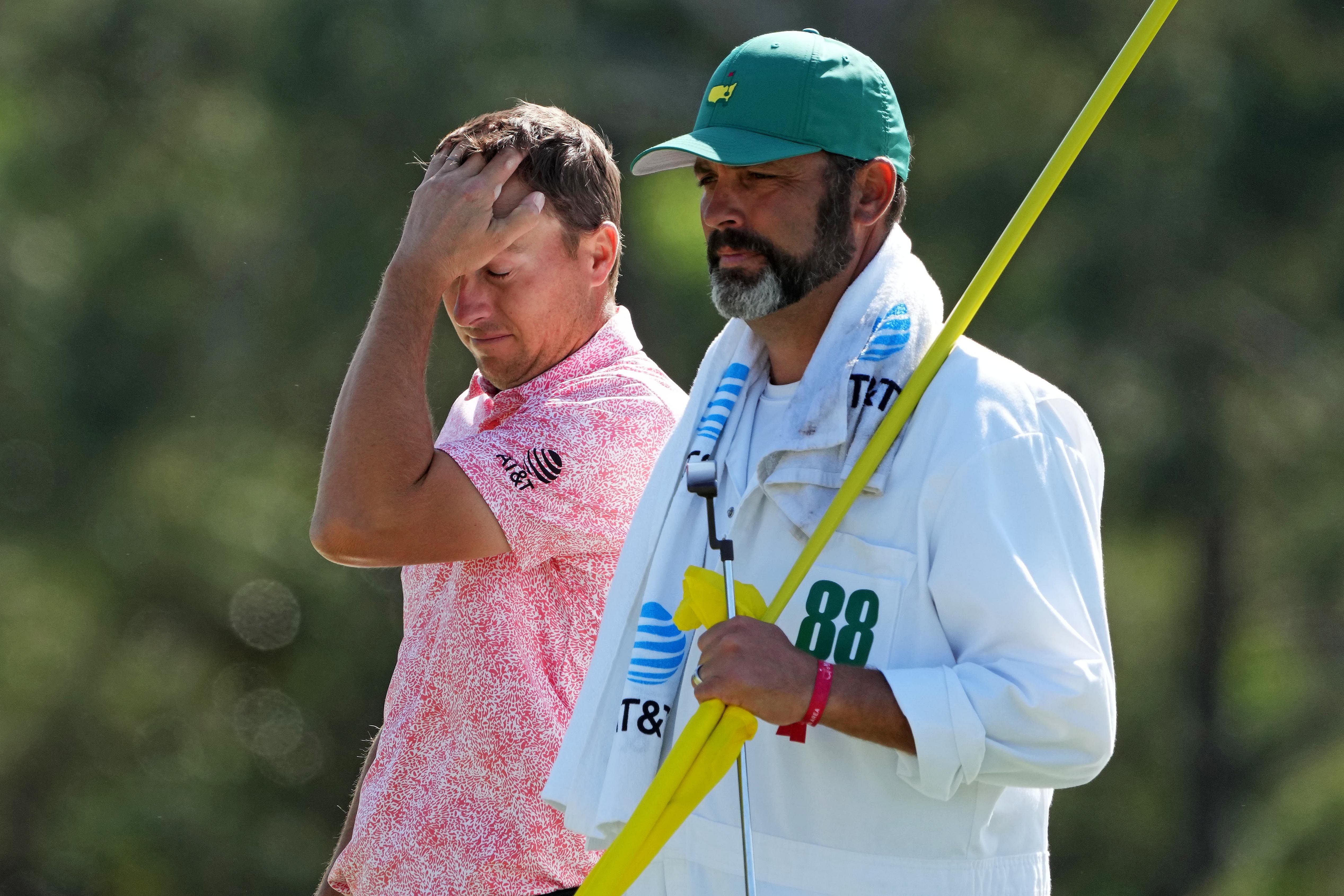 Jordan Spieth and his caddie Michael Greller (Source: Imagn)